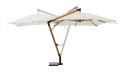 Parasol ogrodowy z elementem drewnianym Boho Bali 3x3