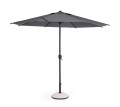 Prosty okrągły parasol ogrodowy Rio szary