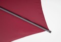 Prosty okrągły parasol ogrodowy Rio burgundowy