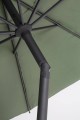 Prosty okrągły parasol ogrodowy Rio zielony