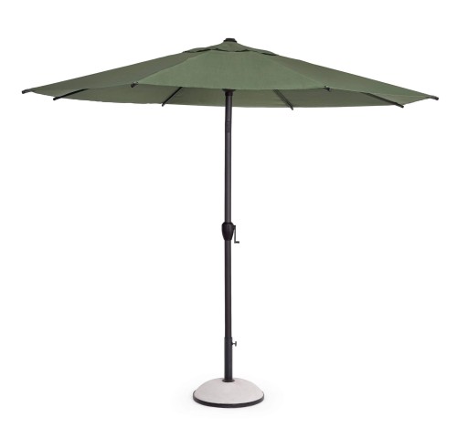 Prosty okrągły parasol ogrodowy Rio zielony