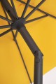 Prosty okrągły parasol ogrodowy Rio żółty
