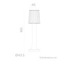 Lampa ogrodowa Carmen 165 na kabel