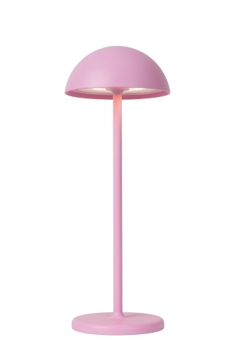Lampa ogrodowa stołowa Joy różowa
