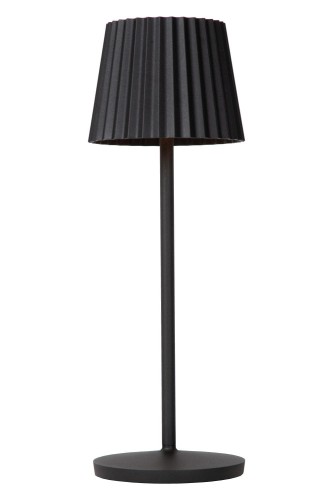 Lampa ogrodowa stołowa Justine czarna