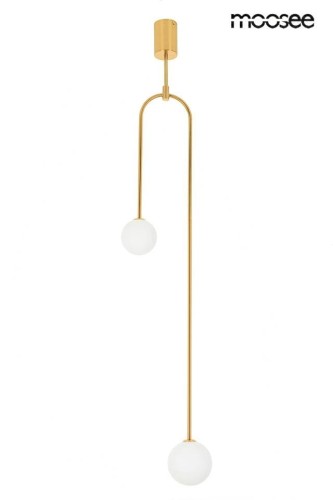 Lampa wisząca Low złota Moosee