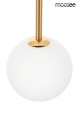 Lampa wisząca Low złota Moosee