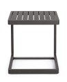 Ogrodowy stolik pomocniczy 40x40 antracytowy Konnor