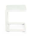 Ogrodowy stolik pomocniczy 40x40 biały Konnor