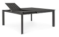 Jadalniany rozkładany stół ogrodowy antracytowy Konnor
