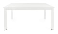 Jadalniany rozkładany stół ogrodowy biały Konnor