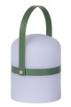 Lampa ogrodowa stołowa Little Joe zielony pasek