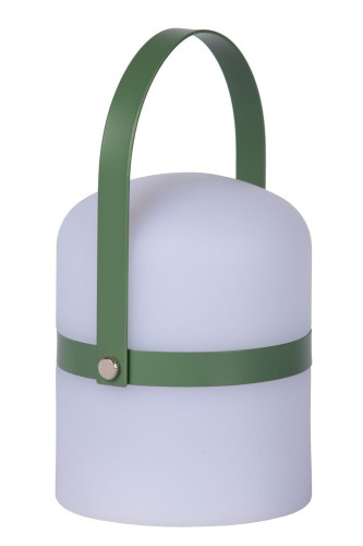 Lampa ogrodowa stołowa Little Joe zielony pasek