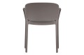 Krzesło ogrodowe Bent plastikowe Taupe