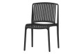 Krzesło Billie plastikowe czarne 