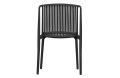 Krzesło Billie plastikowe czarne 