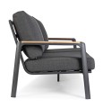 Sofa ogrodowa 2-3 osobowa Jalisco antracytowa