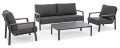 Sofa ogrodowa 2-3 osobowa Jalisco antracytowa