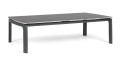 Ogrodowy prostokątny stolik kawowy 120x70 antracytowy