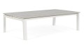 Ogrodowy prostokątny stolik kawowy 120x70 jasno szary