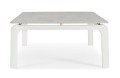 Ogrodowy prostokątny stolik kawowy 120x70 jasno szary