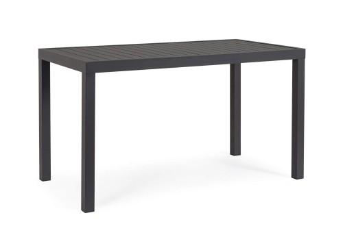 Ogrodowy stół jadalniany prostokątny Hilde 130x68 antracytowy