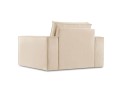 Fotel beżowy Carlo w tkaninie imitującej sztruks
