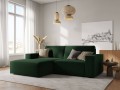 Kompaktowa zielona sofa 2 osobowa Carlo w aksamicie