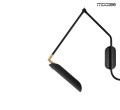 Lampa ścienna Tenta czarna Moosee