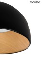 Lampa sufitowa Tolla czarna Moosee