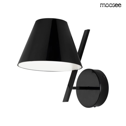 Lampa ścienna Mago czarna Moosee