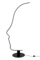 Lampa podłogowa Face czarna