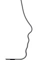Lampa podłogowa Face czarna