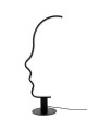 Lampa stołowa Face czarna