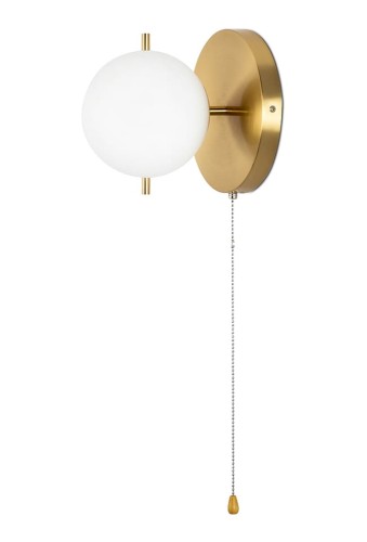Lampa ścienna Oro złota