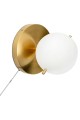Lampa ścienna Oro złota