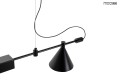 Lampa wisząca Technics czarna Moosee