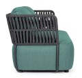 Sofa ogrodowa 2 osobowa Palmer z plecionką