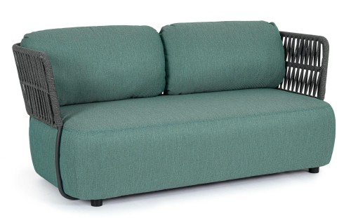 Sofa ogrodowa 2 osobowa Palmer z plecionką