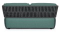 Sofa ogrodowa 2 osobowa Palmer z plecionką