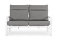 Sofa ogrodowa z regulowanymi siedziskami Kledi szara