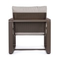 Fotel ogrodowy w nowoczesnym stylu Merrigan brązowy