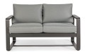 Sofa ogrodowa 2 osobowa Merrigan antracytowa