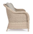 Sofa ogrodowa 3 osobowa z technorattanu styl Hampton