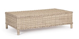 Stolik kawowy ogrodowy z technorattanu styl Hampton