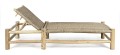 Drewniany leżak ogrodowy Lampok Boho