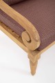 Elegancka sofa ogrodowa 2-3 osobowa Karuba bordowa