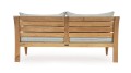 Elegancka sofa ogrodowa 2-3 osobowa Karuba błękitna