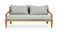 Elegancka sofa ogrodowa 2-3 osobowa Karuba błękitna