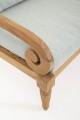 Elegancka sofa ogrodowa 2-3 osobowa Karuba błękitna